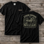 Extreme Couponing T-Shirt | Ironwood Hunters Club | Funny Moose Hunting Tee for Men