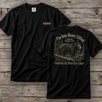 I'm Into Heavy Lifting T-Shirt | Ironwood Hunters Club | Funny Bear Hunting Tee for Men