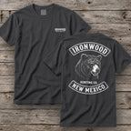 New Mexico Bear Hunting T-Shirt | Vintage Rocker Patch Style