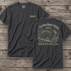 I'm Into Heavy Lifting T-Shirt | Ironwood Hunters Club | Funny Bear Hunting Tee for Men