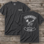 Utah Moose Hunting T-Shirt | Vintage Rocker Patch Style