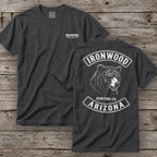 Arizona Bear Hunting T-Shirt | Vintage Rocker Patch Style