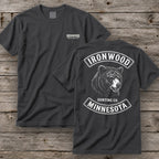 Minnesota Bear Hunting T-Shirt | Vintage Rocker Patch Style