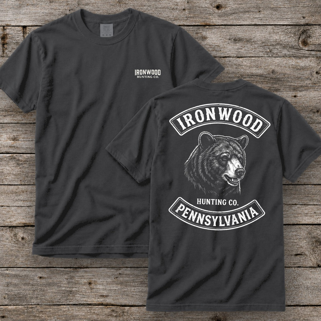 Pennsylvania Bear Hunting T-Shirt | Vintage Rocker Patch Style