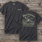 Dog Training T-Shirt | Ironwood Hunters Club | Funny Duck Hunting Lab Tee for Men