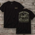 Extreme Couponing T-Shirt | Ironwood Hunters Club | Funny Moose Hunting Tee for Men
