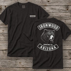 Arizona Bear Hunting T-Shirt | Vintage Rocker Patch Style