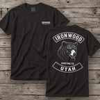 Alabama Bear Hunting T-Shirt | Vintage Rocker Patch Style