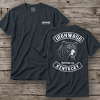 Kentucky Bear Hunting T-Shirt | Vintage Rocker Patch Style