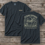 Extreme Couponing T-Shirt | Ironwood Hunters Club | Funny Moose Hunting Tee for Men