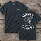 Alabama Bear Hunting T-Shirt | Vintage Rocker Patch Style