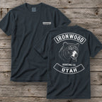 Alabama Bear Hunting T-Shirt | Vintage Rocker Patch Style