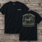 Extreme Couponing T-Shirt | Ironwood Hunters Club | Funny Moose Hunting Tee for Men