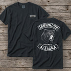 Alabama Bear Hunting T-Shirt | Vintage Rocker Patch Style
