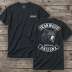 Arizona Bear Hunting T-Shirt | Vintage Rocker Patch Style