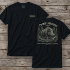 I'm Into Landscaping T-Shirt | Ironwood Hunters Club | Funny Hog Hunting Tee for Men