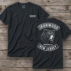 New Jersey Bear Hunting T-Shirt | Vintage Rocker Patch Style