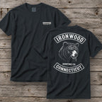 Connecticut Bear Hunting T-Shirt | Vintage Rocker Patch Style