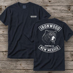 New Mexico Bear Hunting T-Shirt | Vintage Rocker Patch Style