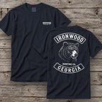 Georgia Bear Hunting T-Shirt | Vintage Rocker Patch Style
