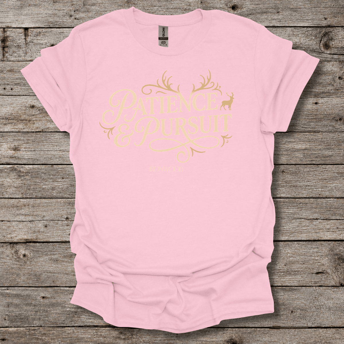 Patience & Pursuit | Women's Deer Hunting Graphic Tee