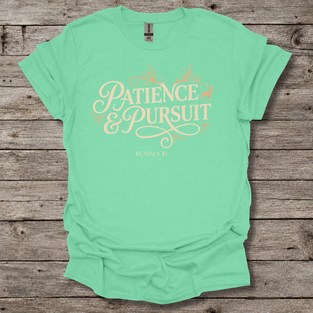 Patience & Pursuit | Women's Deer Hunting Graphic Tee