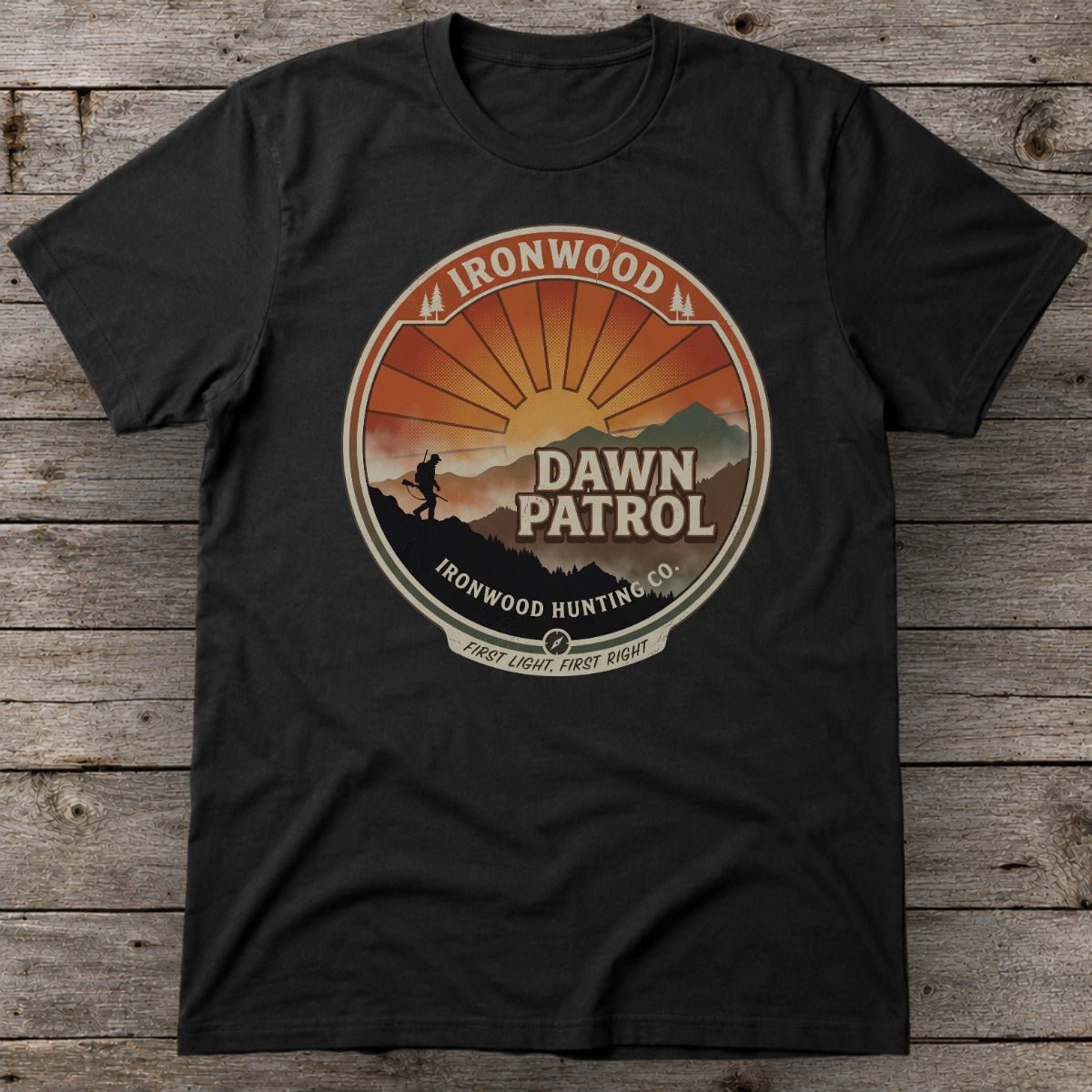Dawn Patrol T-Shirt | First Light Hunting Graphic Tee for Men