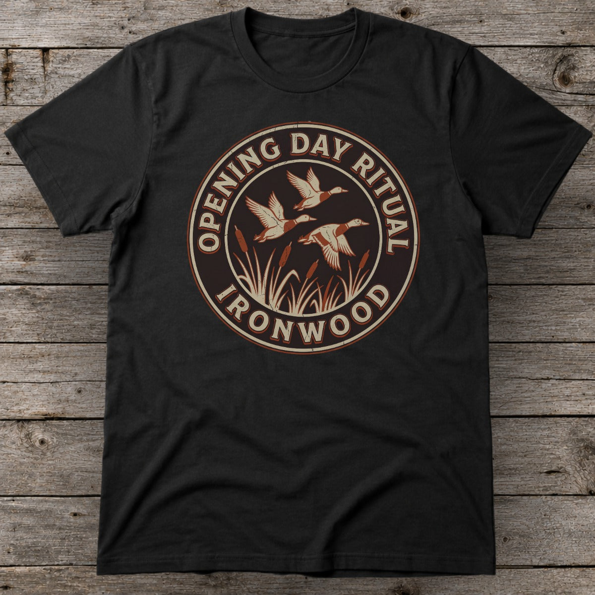 Opening Day Ritual T-Shirt | Duck Hunting Waterfowl Graphic Tee for Men