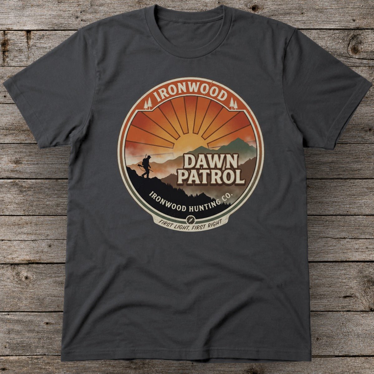 Dawn Patrol T-Shirt | First Light Hunting Graphic Tee for Men