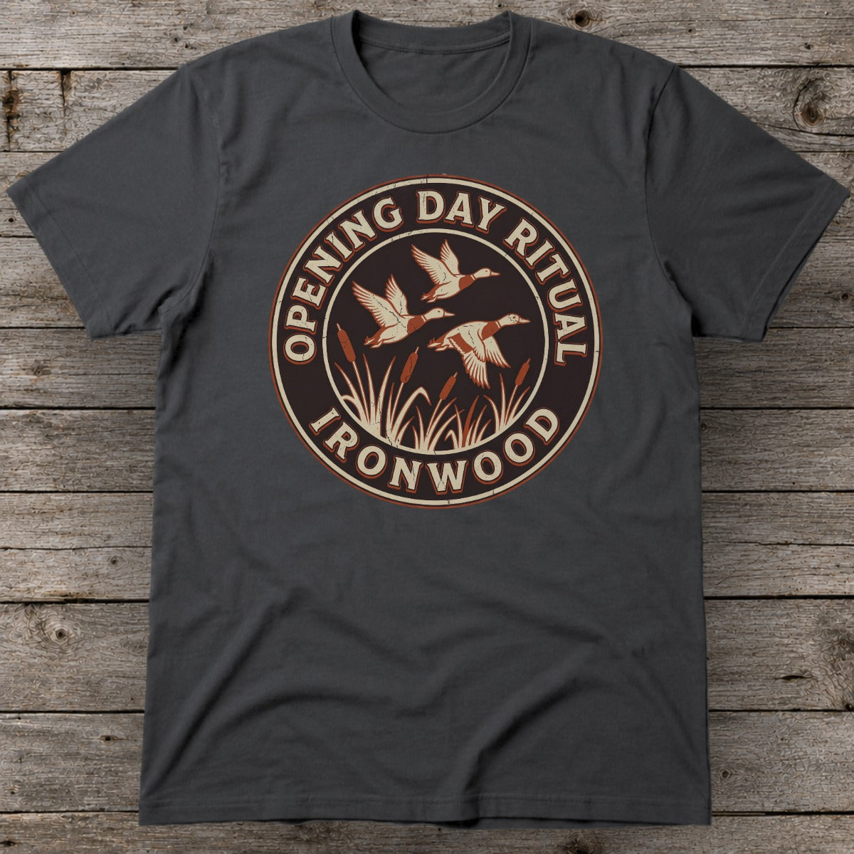 Opening Day Ritual T-Shirt | Duck Hunting Waterfowl Graphic Tee for Men