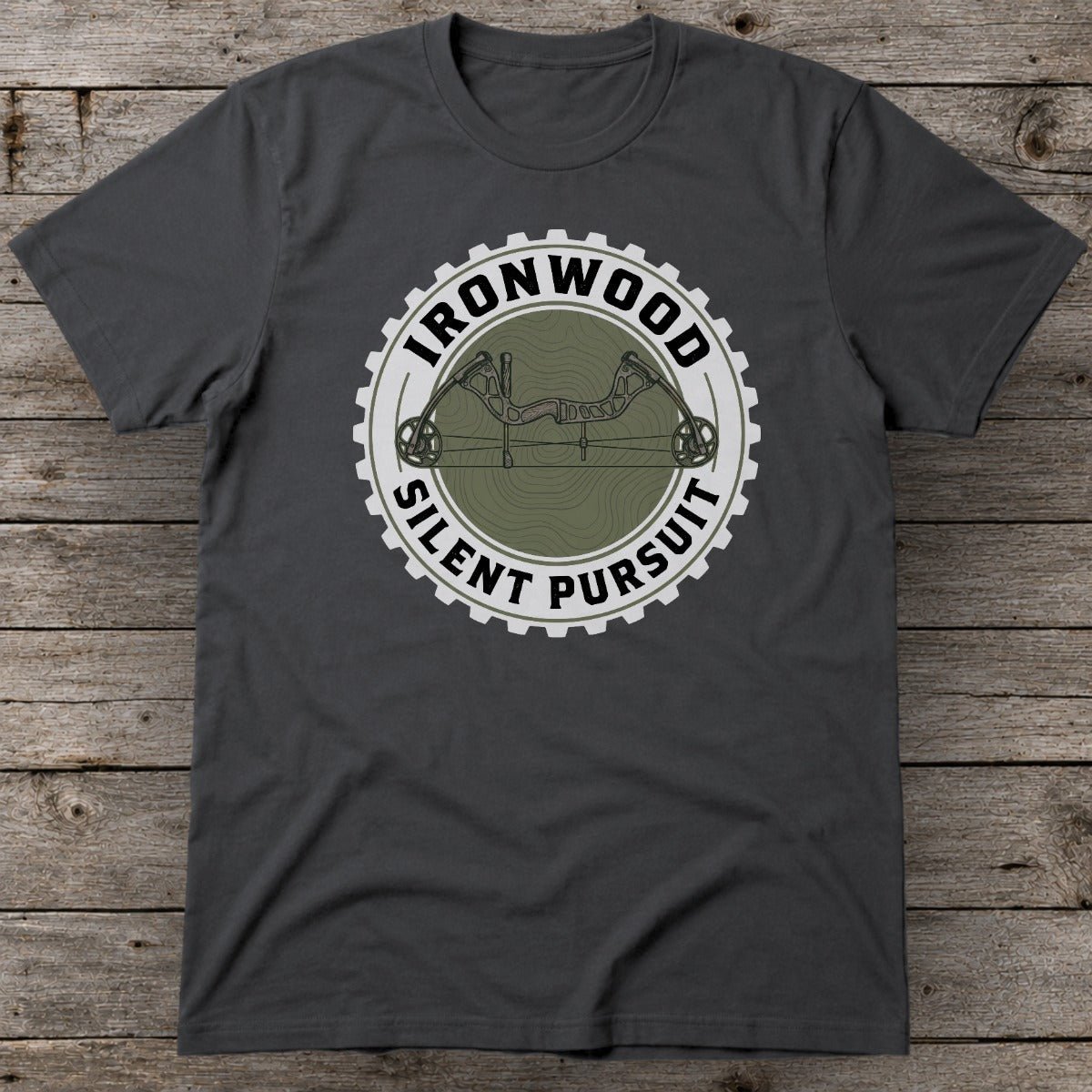 Silent Pursuit T-Shirt | Compound Bow Bowhunting Tee for Men