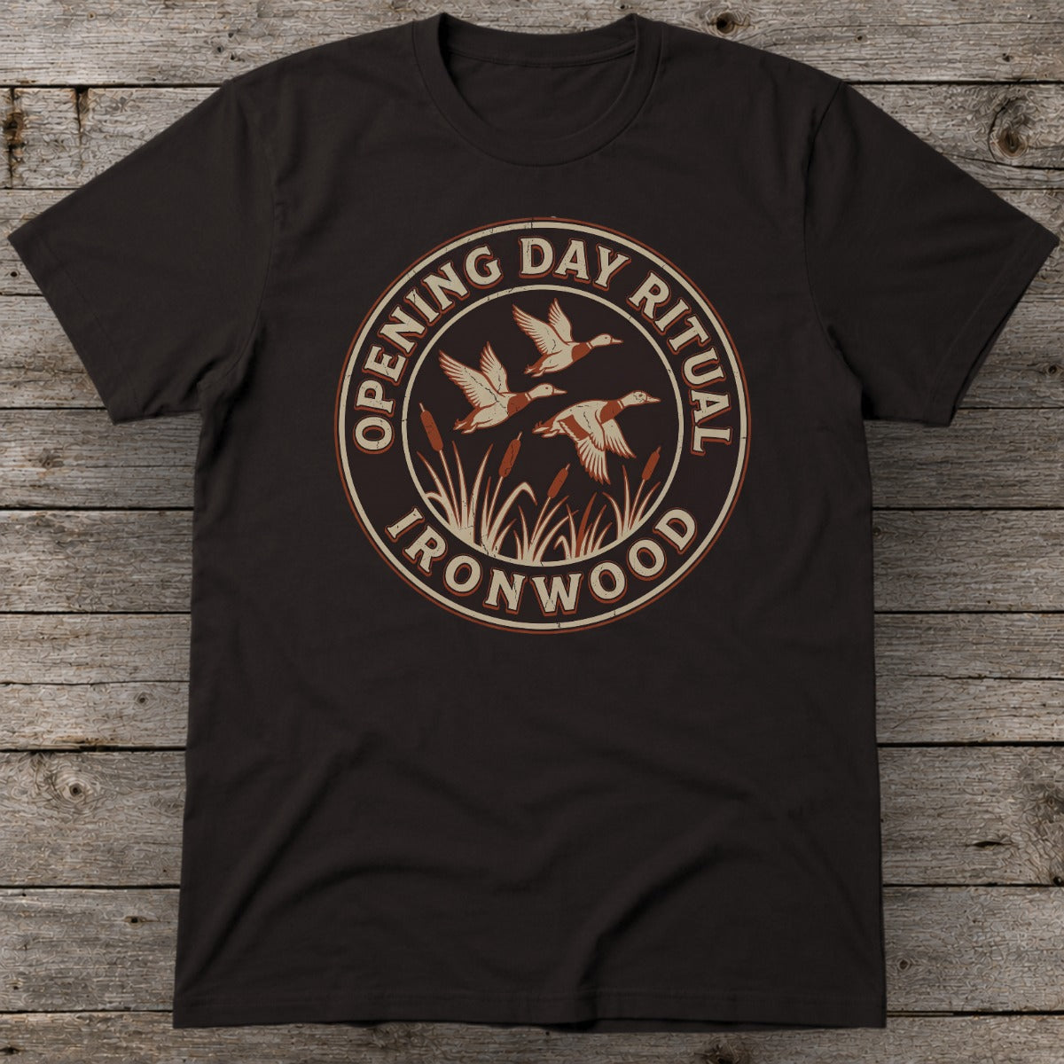 Opening Day Ritual T-Shirt | Duck Hunting Waterfowl Graphic Tee for Men