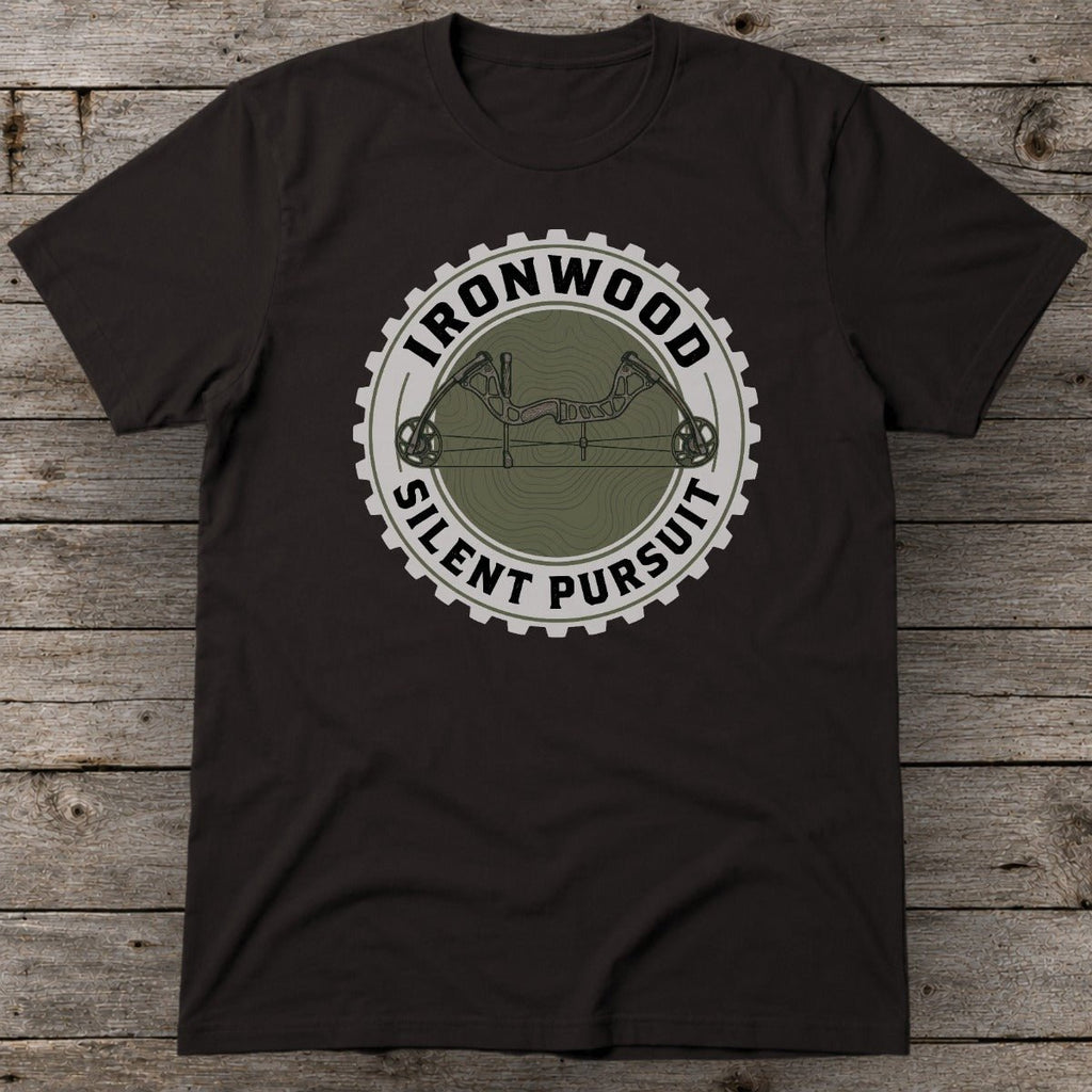 Silent Pursuit T-Shirt | Compound Bow Bowhunting Tee for Men