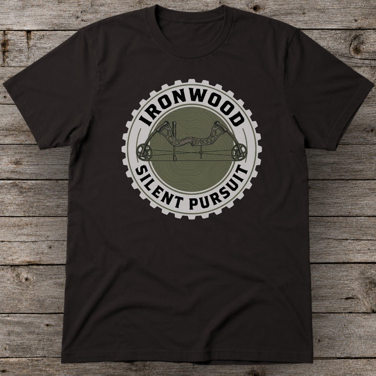 Silent Pursuit T-Shirt | Compound Bow Bowhunting Tee for Men
