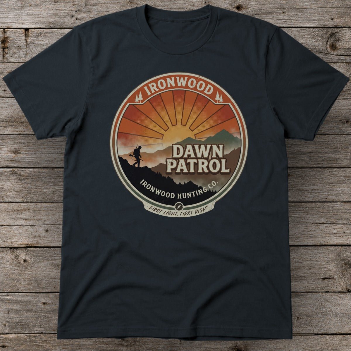 Dawn Patrol T-Shirt | First Light Hunting Graphic Tee for Men