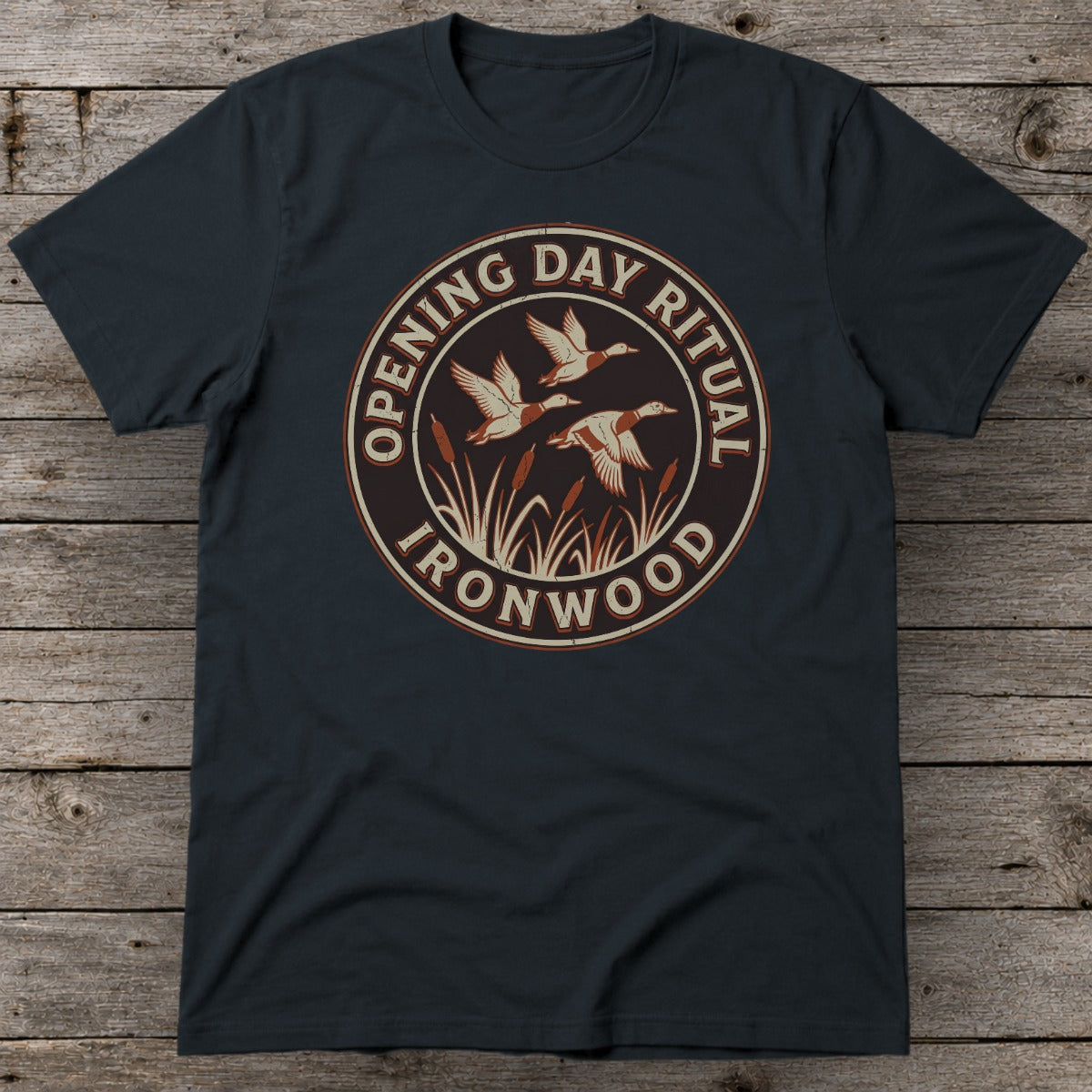 Opening Day Ritual T-Shirt | Duck Hunting Waterfowl Graphic Tee for Men