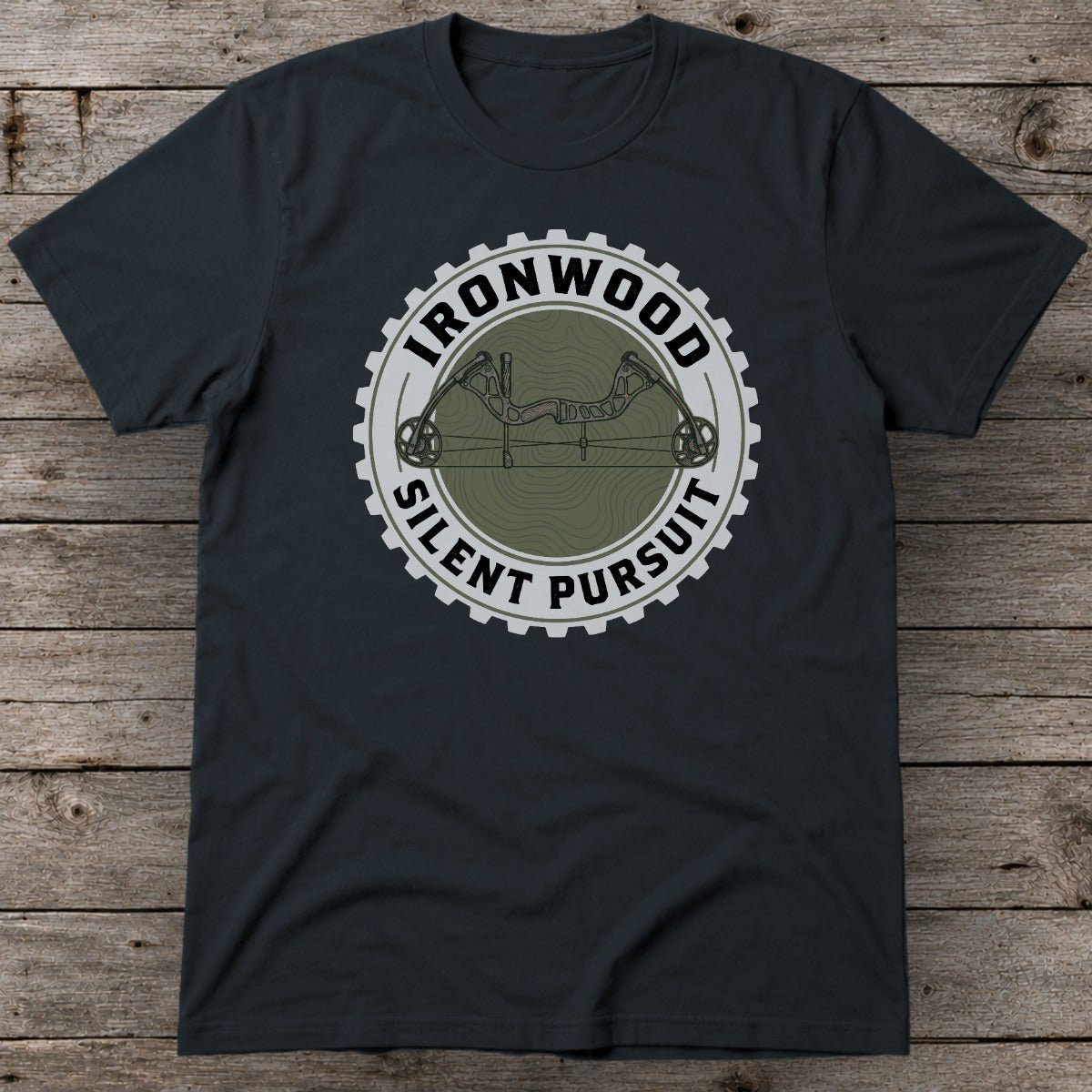 Silent Pursuit T-Shirt | Compound Bow Bowhunting Tee for Men