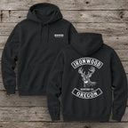 Oregon Deer Hunting Hoodie | Vintage Rocker Patch Style