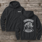Oregon Wild Boar Hunter Hoodie  | Vintage Rocker Patch Style
