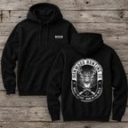Vintage Oval Badge Deer Hunting Hoodie