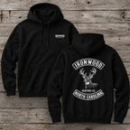 North Carolina Deer Hunting Hoodie | Vintage Rocker Patch Style