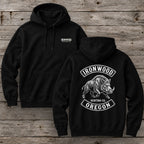 Oregon Wild Boar Hunter Hoodie  | Vintage Rocker Patch Style