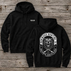 Vintage Oval Badge Bear Hunting Hoodie