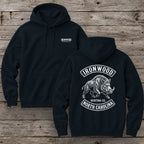 North Carolina Wild Boar Hunter Hoodie  | Vintage Rocker Patch Style