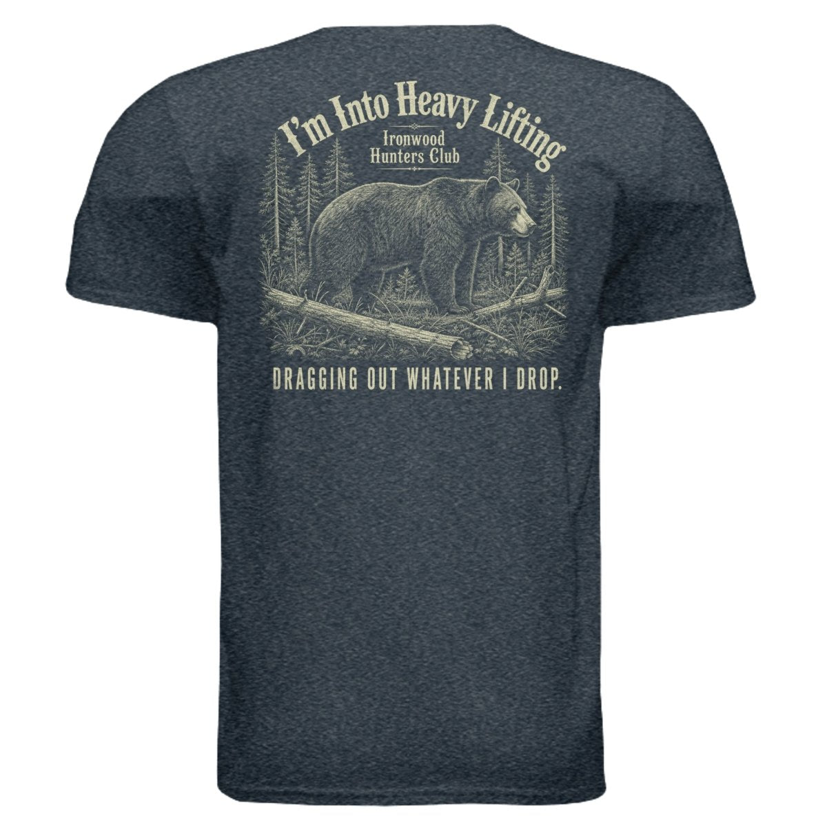 HEATHER NAVY - G640 - BACK
