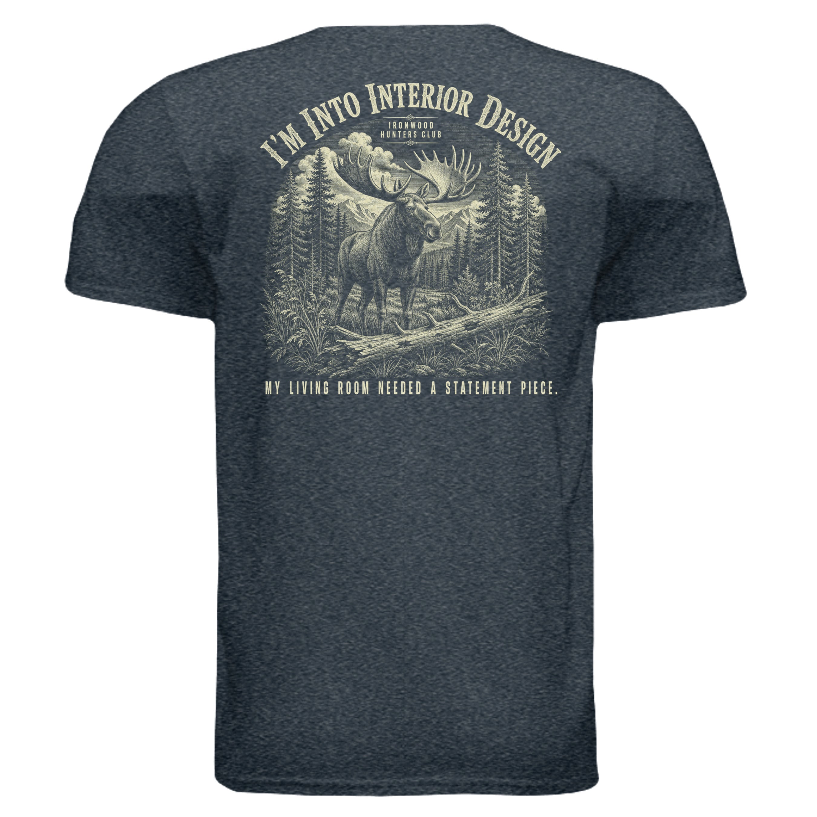 HEATHER NAVY - G640 - BACK