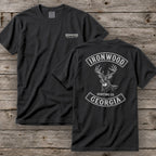 Georgia Deer Hunting T-Shirt | Vintage Rocker Patch Style