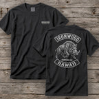 Hawaii Wild Boar Hunting T-Shirt  | Vintage Rocker Patch Style