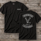 California Deer Hunting T-Shirt | Vintage Rocker Patch Style