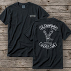 Georgia Deer Hunting T-Shirt | Vintage Rocker Patch Style